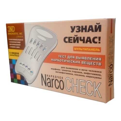 Тест Narcocheck мультипанель для выявления 5 видов наркотиков в моче 1 шт. в Фармаимпекс