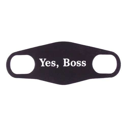 Маска для лица OFF-LIMITS с принтом Yes, Boss, Неопрен в Фармаимпекс