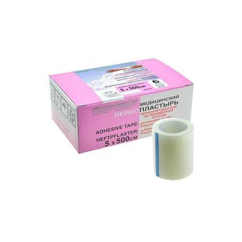 Лейкопластырь Полимерная основа SFM Plaster 534 555 5,0х500см белый в Фармаимпекс