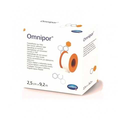 Пластырь Omnipor фиксирующий из нетканого для чувствительной кожи 2,5 см х 9,2 м в Фармаимпекс