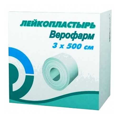 Пластырь Верофарм фиксирующий в рулоне на основе хлопчатобумажной ткани 3 х 500 см в Фармаимпекс