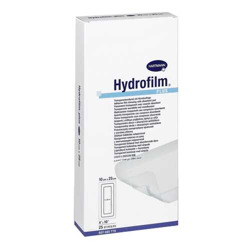 Повязка HARTMANN Hydrofilm plus с впитывающей подушечкой прозрачная 10 см х 25 см 25 шт. в Фармаимпекс