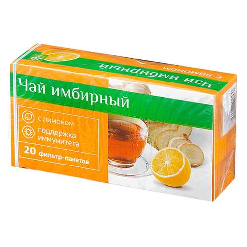 PL Чай Имбирный при простуде с Лимоном фильтр-пакет Юником 20 шт. в Фармаимпекс