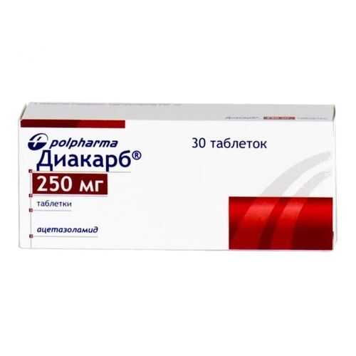 Диакарб 250 мг 30 шт. таб. в Фармаимпекс