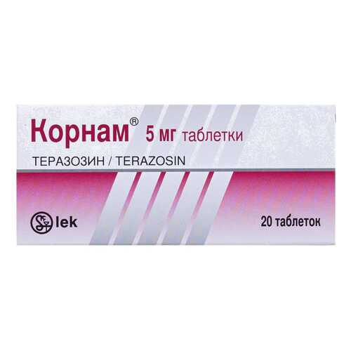 Корнам таблетки 5 мг 20 шт. в Фармаимпекс