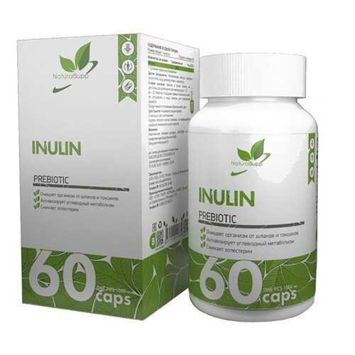 Инулин пребиотик NATURALSUPP Inulin капсулы 60 шт. в Фармаимпекс