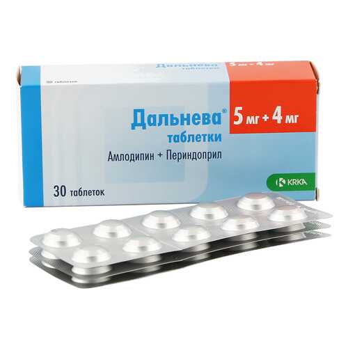 Дальнева таблетки 5 мг+4 мг 30 шт. в Фармаимпекс