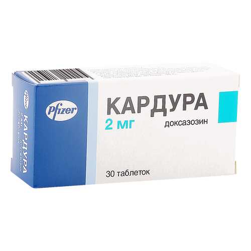 Кардура таблетки 2 мг 30 шт. в Фармаимпекс