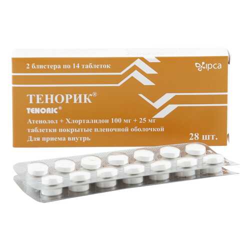 Тенорик таблетки 100 мг+25 мг 28 шт. в Фармаимпекс