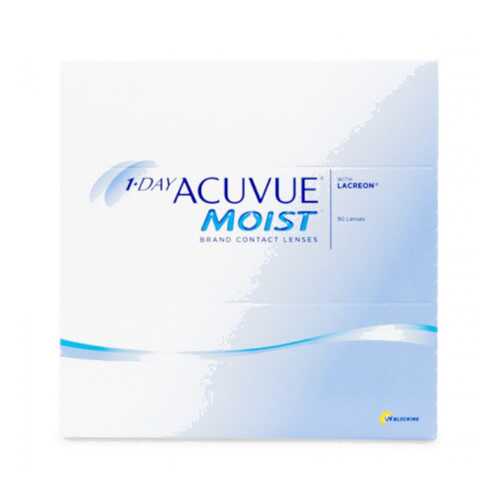 Контактные линзы 1-Day Acuvue Moist 90 линз R 9,0 -7,50 в Фармаимпекс