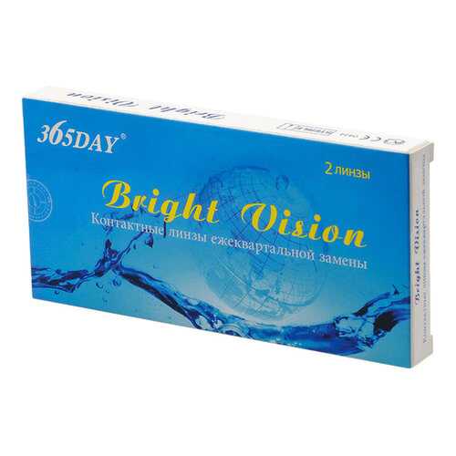 Контактные линзы 365Day Bright Vision 2 линзы R 8,6 -3,25 в Фармаимпекс
