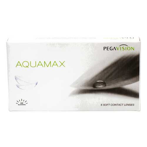 Контактные линзы AQUAMAX 6 линз R 8,6 -3,75 в Фармаимпекс