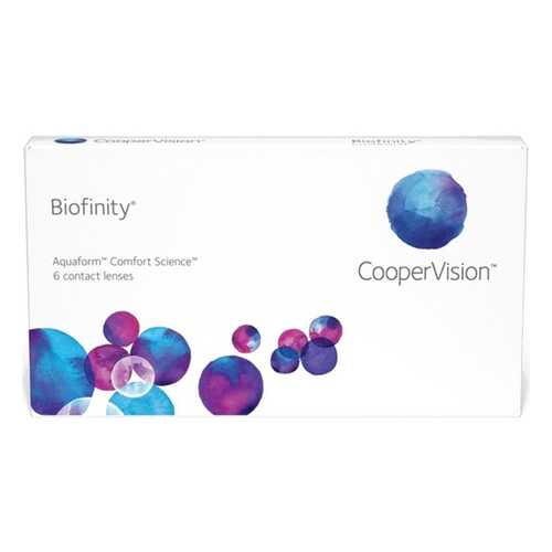 Контактные линзы Biofinity 6 линз +1,25 в Фармаимпекс
