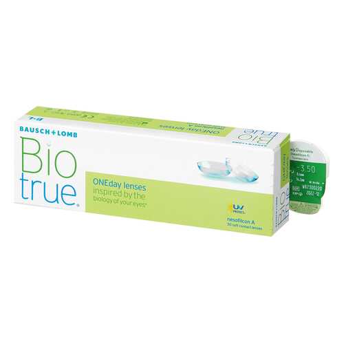 Контактные линзы Biotrue ONEday 30 линз +0,25 в Фармаимпекс