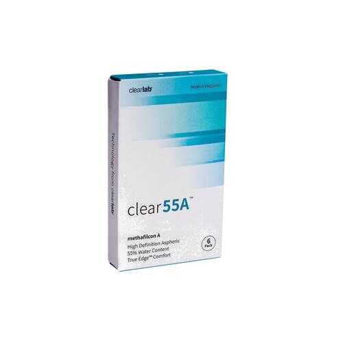 Контактные линзы ClearLab Clear 55 A 6 линз R 8.7 +02,00 в Фармаимпекс