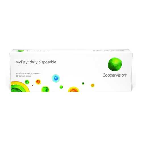 Контактные линзы MyDay Daily disposable 30 линз R 8,4 -1,75 в Фармаимпекс