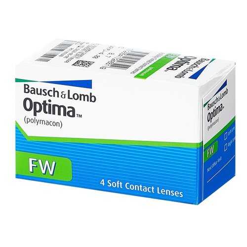 Контактные линзы Optima FW 4 линзы R 8,7 -2,25 в Фармаимпекс