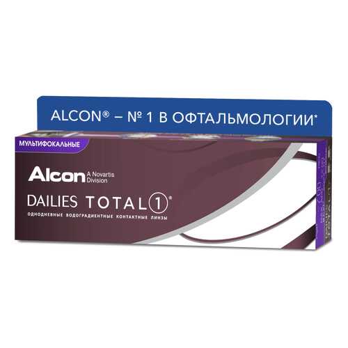 Контактные линзы Dailies Total1 Multifocal 30 линз High +2 R 8,5 +6,00 в Фармаимпекс