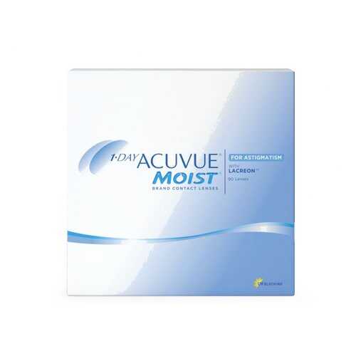 Контактные линзы 1-Day Acuvue Moist for Astigmatism 90 линз -1,25/-1,25/90 в Фармаимпекс