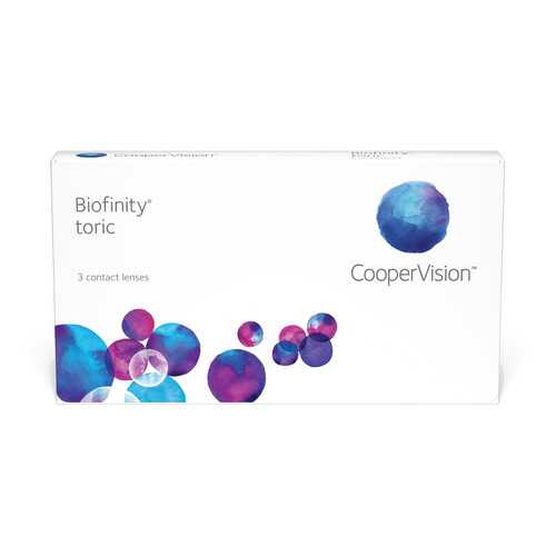 Контактные линзы Biofinity Toric 3 линзы R 8,7 -5,50/-0,75/140 в Фармаимпекс