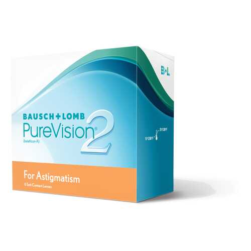 Контактные линзы PureVision 2 for Astigmatism 3 линзы -2,50/-0,75/10 в Фармаимпекс