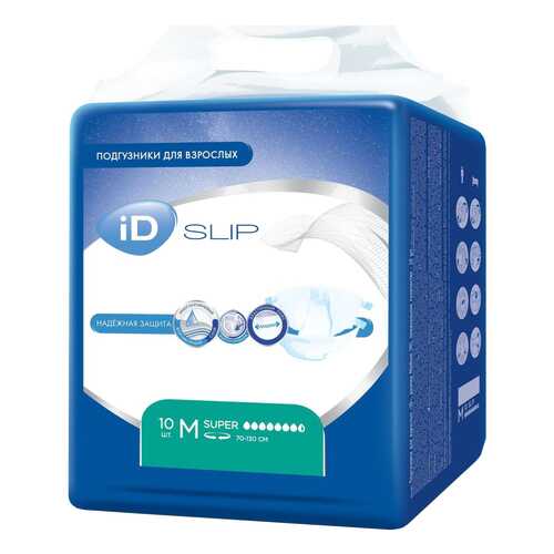 Подгузники для взрослых iD SLIP M 10 шт в Фармаимпекс