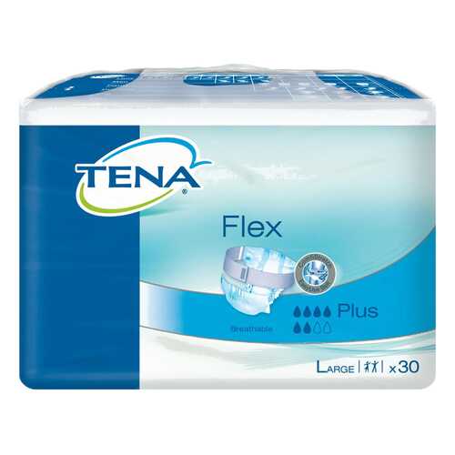 Подгузники для взрослых с поясом, L, 30 шт. Tena Flex Plus в Фармаимпекс