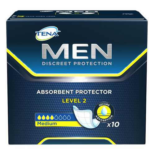 Урологические прокладки для мужчин, 20 шт. Tena Men Level 2 в Фармаимпекс