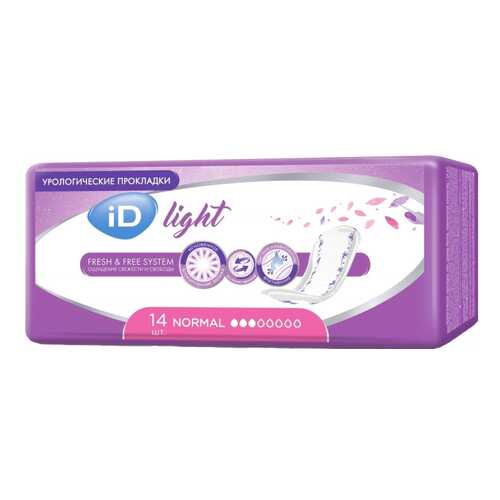 Урологические прокладки iD light normal 14 шт. в Фармаимпекс