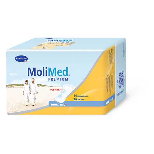 Урологические прокладки Molimed Premium midi 14 шт. в Фармаимпекс