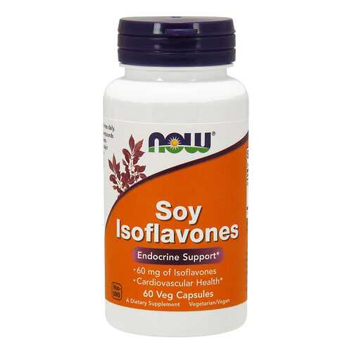 Добавка для сердца и сосудов NOW Soy Isoflavones 60 капсул в Фармаимпекс