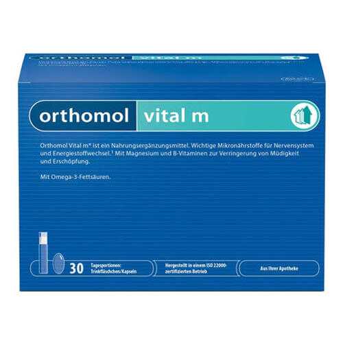 Vital M Orthomol жидкость фл. 20 мл + капсулы 800 мг + капсулы 700 мг 30 шт. в Фармаимпекс