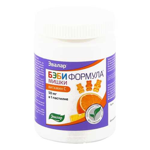 Беби Формула мишки Витамин С паст.жев. 2,5 г 30 шт. в Фармаимпекс