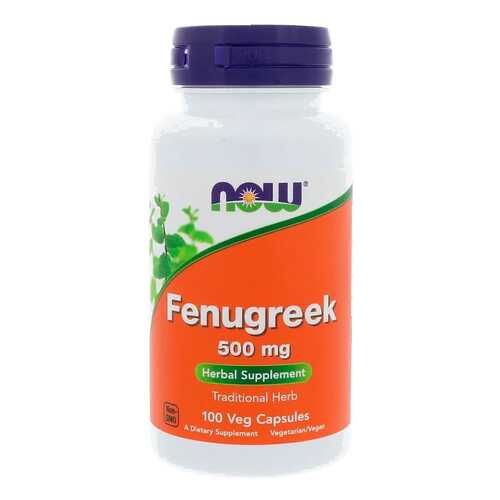 Добавка для здоровья NOW Fenugreek 100 капс. натуральный в Фармаимпекс