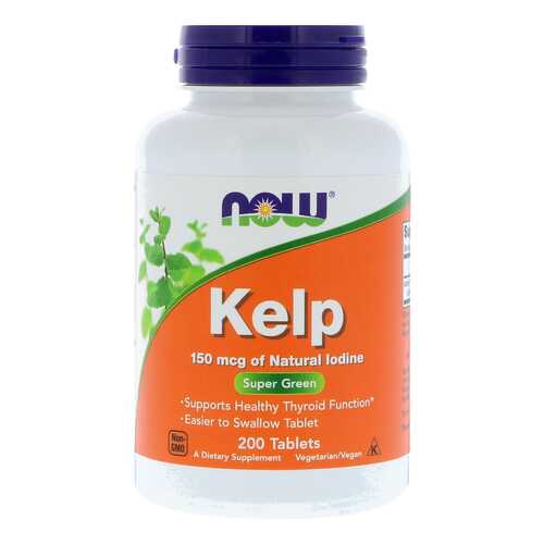 Минеральный комплекс NOW Kelp 200 табл. без вкуса в Фармаимпекс