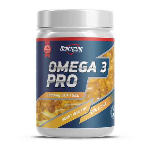 Омега-3 рыбий жир GeneticLab Nutrition Omega-3 капсулы 300 шт. в Фармаимпекс